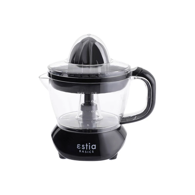 JUICER BLACK PLUS PLASTIC 40w WITH TWO PRESS CONES 700ml BLACK