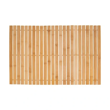 BATHROOM MAT BAMBOO ESSENTIALS NON-SLIP 60x40cm