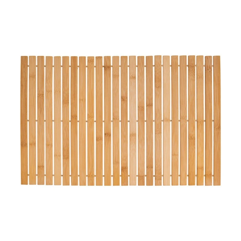 BATHROOM MAT BAMBOO ESSENTIALS NON-SLIP 60x40cm