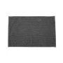 BATHROOM MAT BEADS 80x50cm POLYESTER CHARCOAL