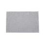 BATHROOM MAT BEADS 80x50cm POLYESTER LIGHT GREY