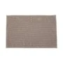BATHROOM MAT BEADS 80x50cm POLYESTER BROWN