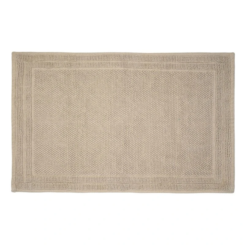 BATHROOM MAT FJORD 100% COTTON 50x80cm DESERT