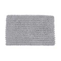 BATHROOM MAT SHAGGY 80x50cm POLYESTER LIGHT GREY