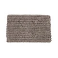 BATHROOM MAT SHAGGY 80x50cm POLYESTER BROWN
