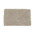 BATHROOM MAT SHAGGY 80x50cm POLYESTER TAUPE
