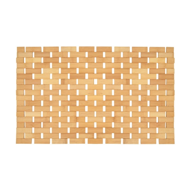 BATHROOM MAT BAMBOO ESSENTIALS NON-SLIP 38x60cm