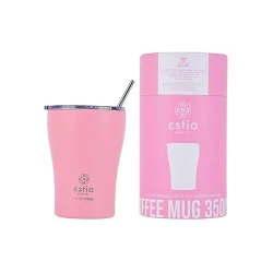 ESTIA ΘΕΡΜΟΣ COFFEE MUG SAVE THE AEGEAN 350ml BLOSSOM ROSE ESTIA ΘΕΡΜΟΣ COFFEE MUG SAVE THE AEGEAN 350ml BLOSSOM ROSE