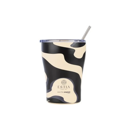 INSULATED COFFEE MUG SAVE THE AEGEAN 350ml BOLD DRIFT