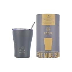 ESTIA ΘΕΡΜΟΣ COFFEE MUG SAVE THE AEGEAN 350ml FJORD GREY ESTIA ΘΕΡΜΟΣ COFFEE MUG SAVE THE AEGEAN 350ml FJORD GREY