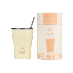 ESTIA ΘΕΡΜΟΣ COFFEE MUG SAVE THE AEGEAN 350ml LILY WHITE ESTIA ΘΕΡΜΟΣ COFFEE MUG SAVE THE AEGEAN 350ml LILY WHITE
