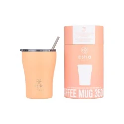 ESTIA ΘΕΡΜΟΣ COFFEE MUG SAVE THE AEGEAN 350ml PEACH FUZZ ESTIA ΘΕΡΜΟΣ COFFEE MUG SAVE THE AEGEAN 350ml PEACH FUZZ