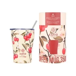 INSULATED COFFEE MUG SAVE THE AEGEAN 350ml SAKURA WHISPER INSULATED COFFEE MUG SAVE THE AEGEAN 350ml SAKURA WHISPER