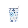 ESTIA ΘΕΡΜΟΣ COFFEE MUG SAVE THE AEGEAN 350ml SPIRIT OF LUCK