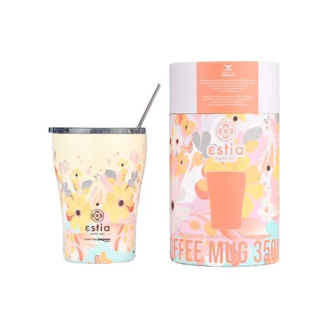 INSULATED COFFEE MUG SAVE THE AEGEAN 350ml SPRING SONATA