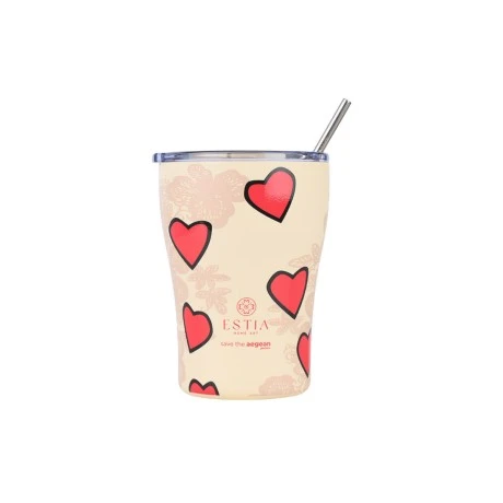 INSULATED COFFEE MUG SAVE THE AEGEAN 350ml TENDER LACE