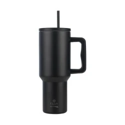 INSULATED STRAW TUMBLER XL SAVE THE AEGEAN 1200ml MIDNIGHT BLACK INSULATED STRAW TUMBLER XL SAVE THE AEGEAN 1200ml MIDNIGHT BLACK