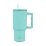 ESTIA ΘΕΡΜΟΣ STRAW TUMBLER XL SAVE THE AEGEAN 900ml BERMUDA GREEN