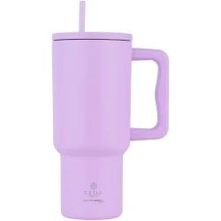 ESTIA ΘΕΡΜΟΣ STRAW TUMBLER XL SAVE THE AEGEAN 900ml LAVENDER PURPLE ESTIA ΘΕΡΜΟΣ STRAW TUMBLER XL SAVE THE AEGEAN 900ml LAVENDER PURPLE