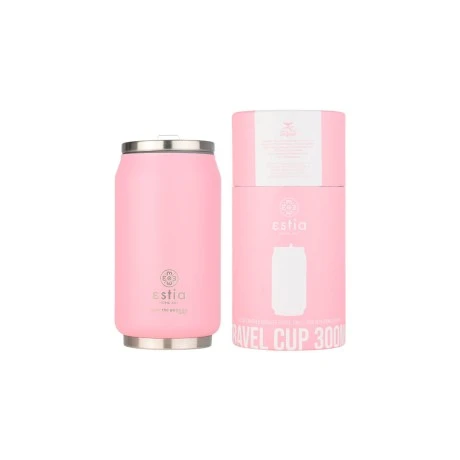 INSULATED BOTTLE TRAVEL CUP SAVE THE AEGEAN 300ml BLOSSOM ROSE