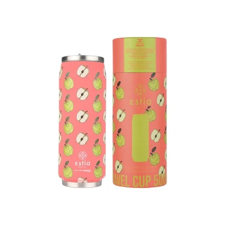 INSULATED BOTTLE TRAVEL CUP SAVE THE AEGEAN 500ml APPLE ODYSSEY