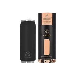ESTIA ΘΕΡΜΟΣ TRAVEL CUP SAVE THE AEGEAN 500ml MIDNIGHT BLACK ESTIA ΘΕΡΜΟΣ TRAVEL CUP SAVE THE AEGEAN 500ml MIDNIGHT BLACK
