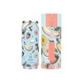 INSULATED BOTTLE TRAVEL CUP SAVE THE AEGEAN 500ml SUBDUED HARVEST