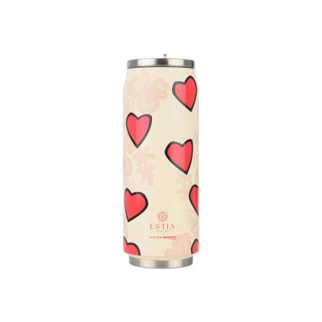 INSULATED BOTTLE  TRAVEL CUP SAVE THE AEGEAN 500ml TENDER LACE