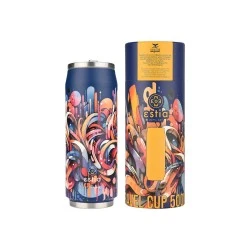 ESTIA ΘΕΡΜΟΣ TRAVEL CUP SAVE THE AEGEAN 500ml VIBRANT VORTEX ESTIA ΘΕΡΜΟΣ TRAVEL CUP SAVE THE AEGEAN 500ml VIBRANT VORTEX