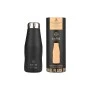 INSULATED BOTTLE TRAVEL FLASK SAVE THE AEGEAN 350ml MIDNIGHT BLACK