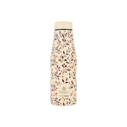 INSULATED BOTTLE TRAVEL FLASK SAVE THE AEGEAN 500ml BLOOM BEIGE INSULATED BOTTLE TRAVEL FLASK SAVE THE AEGEAN 500ml BLOOM BEIGE