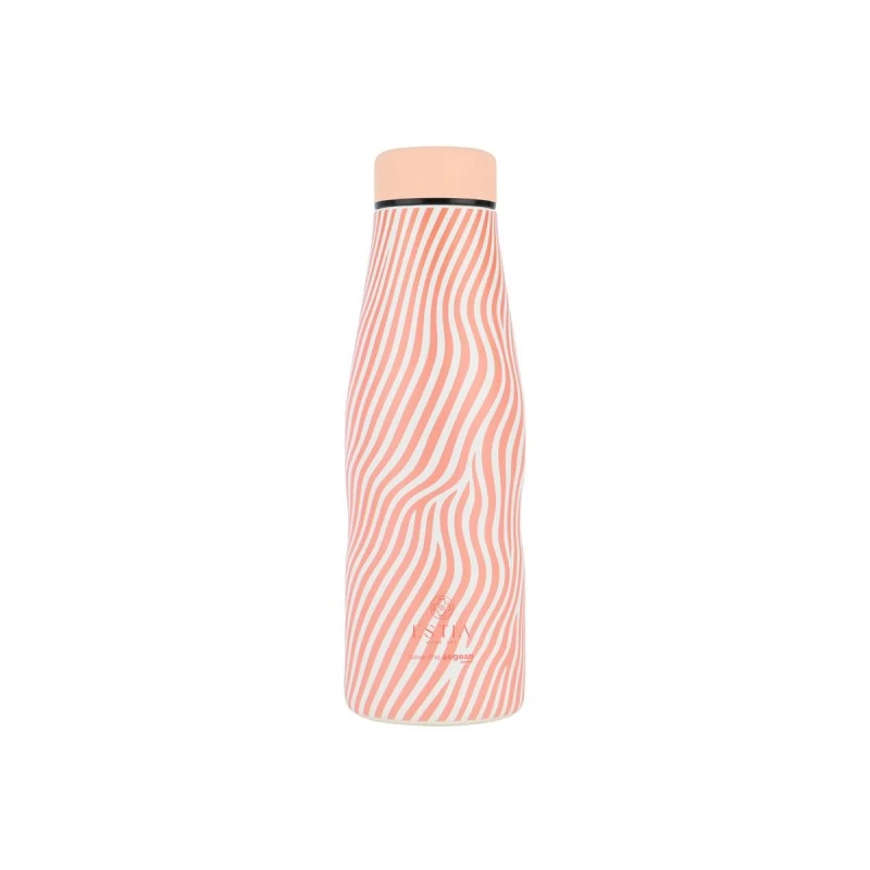 INSULATED BOTTLE TRAVEL FLASK SAVE THE AEGEAN 500ml SOFT RIPPLE