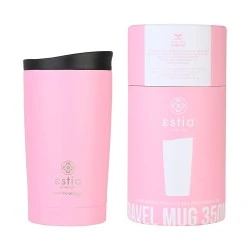 ESTIA ΘΕΡΜΟΣ TRAVEL MUG SAVE THE AEGEAN 350ml BLOSSOM ROSE ESTIA ΘΕΡΜΟΣ TRAVEL MUG SAVE THE AEGEAN 350ml BLOSSOM ROSE