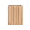 TOOTHBRUSH HOLDER BAMBOO ESSENTIALS  8.3x6.5x10.3cm RECTANGULAR
