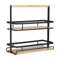 ORGANISATION CASE BAMBOO ESSENTIALS 2-TIER WITH HANDLE