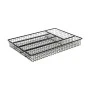 DRAWER ORGANIZER METAL BLACK METALLIC 36x26cm BLACK