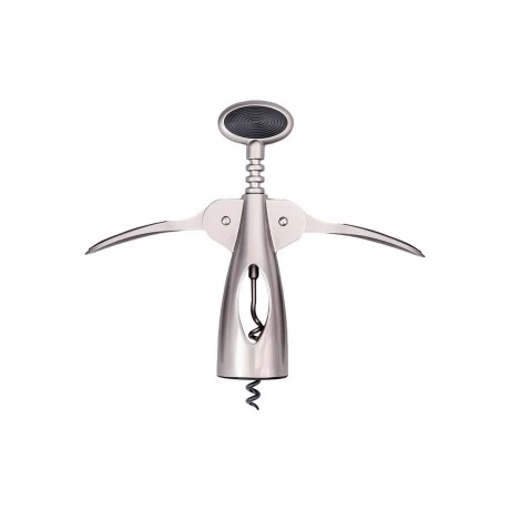 WINE OPENER NICKEL ZINC ALLOY WITH NON-SLIP HANDLE