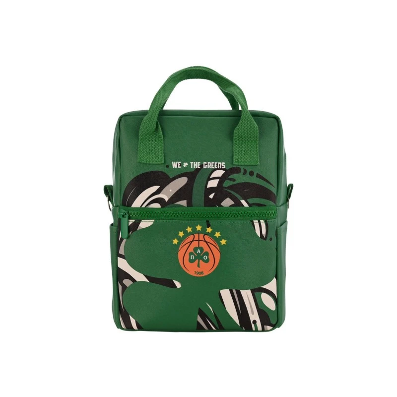 ESTIA ΤΣΑΝΤΑ ΦΑΓΗΤΟΥ ΙΣΟΘΕΡΜΙΚΗ 7lt PANATHINAIKOS BC EDITION WE THE GREENS