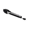 KITCHEN TONGS STAINLESS STEEL 27cm WITH SILICONE HANDLES