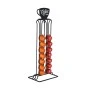 COFFEE CAPSULE HOLDER METAL BLACK COFFEE METALLIC 36 PLACES BLACK