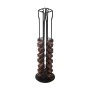 COFFEE CAPSULE HOLDER METAL BLACK METALLIC 40 PLACES BLACK