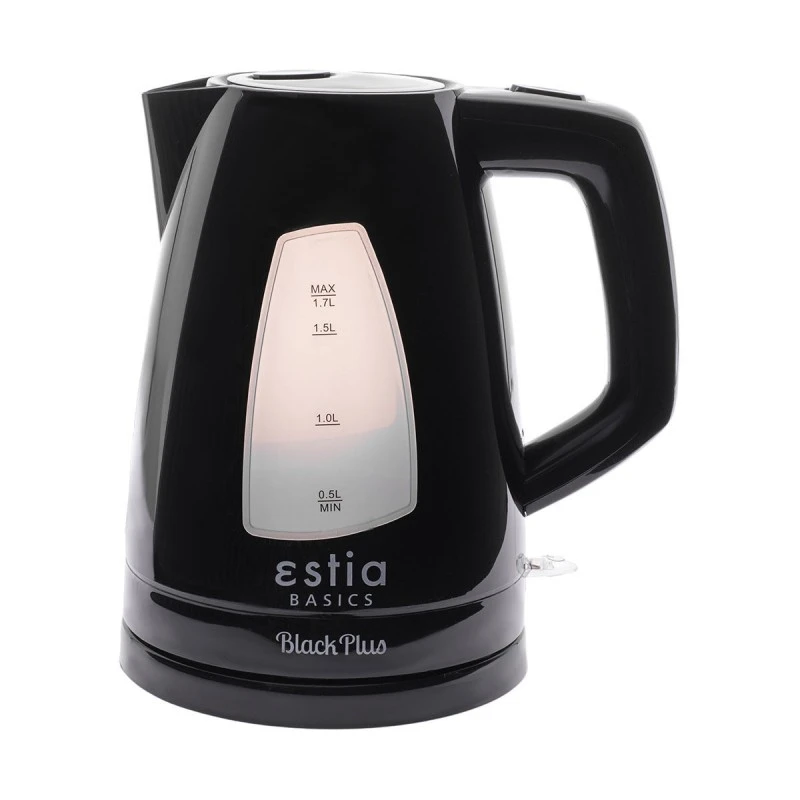 KETTLE BLACK PLUS PLASTIC 2200w 1.7lt BLACK