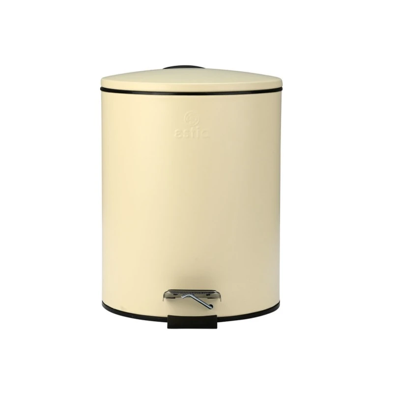 BATHROOM BIN CLASSIC SOFT CLOSE 5lt MATTE IVORY