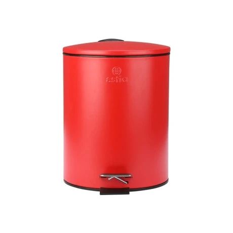 BATHROOM BIN CLASSIC SOFT CLOSE 5lt MATTE RED