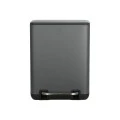 BATHROOM BIN CUBIC SOFT CLOSE 6lt GREY