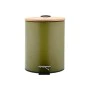 BATHROOM BIN BAMBOO OLIVE SERIES CLOSE 5lt OLIVE