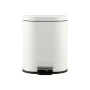 BATHROOM BIN OVOID SOFT CLOSE 6lt WHITE