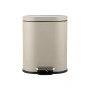 BATHROOM BIN OVOID SOFT CLOSE 6lt TAUPE