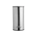 BATHROOM BIN SLIM SOFT CLOSE STAINLESS STEEL 5lt MATTE INOX