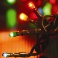 180 Incandescent Bulbs Multicolored with Programs, Series, Green Power Cable 8.5m TnS